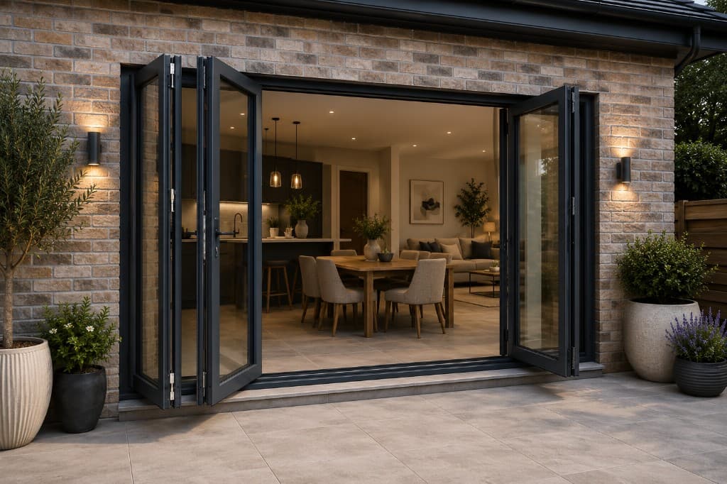 Bi-fold Doors — wide opening