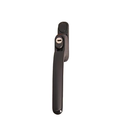 Black Locking Flush Window Handle