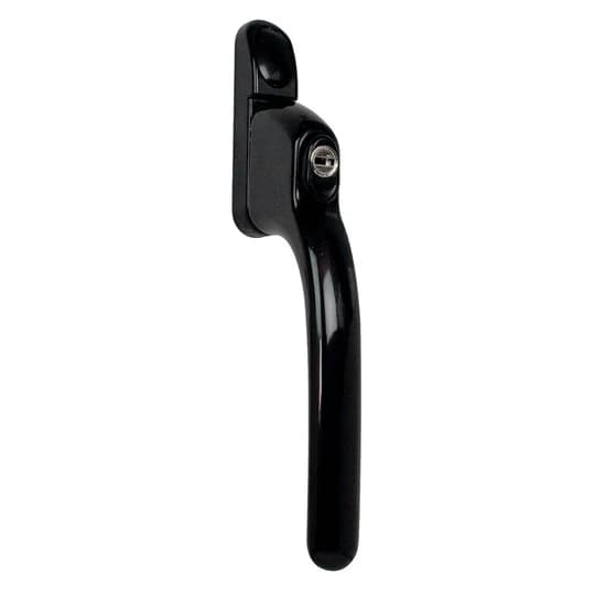 Black Locking uPVC Window Handle