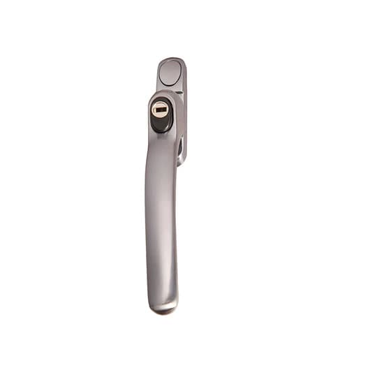 Brushed Satin Locking uPVC Window Handle