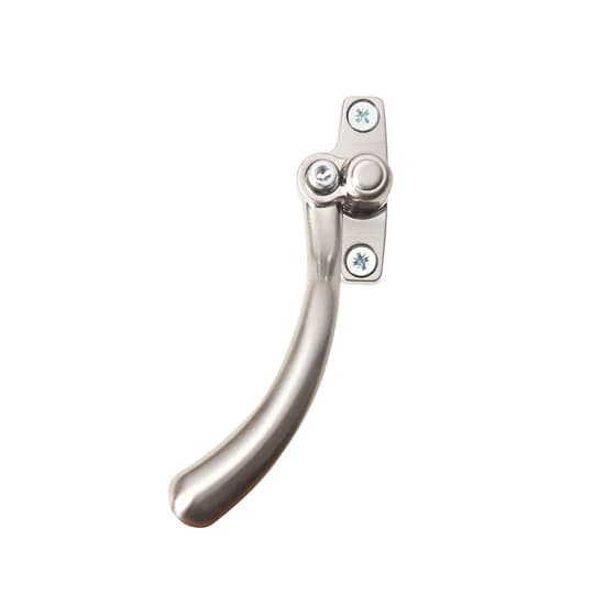 Brushed Satin Teardrop uPVC Window Handle