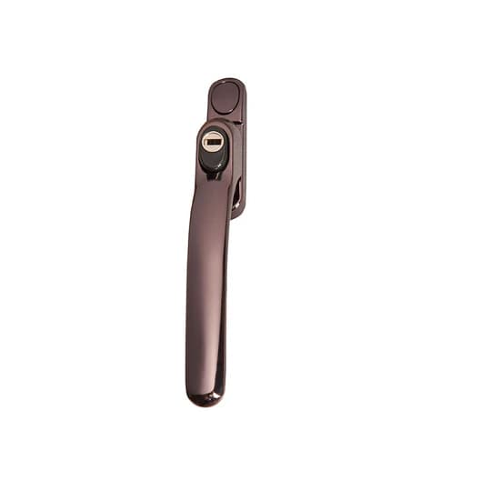 Dark Bronze Locking uPVC Window Handle