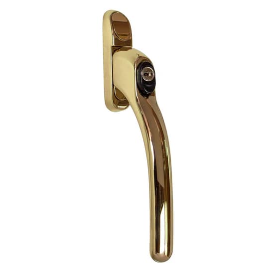Gold Locking uPVC Window Handle