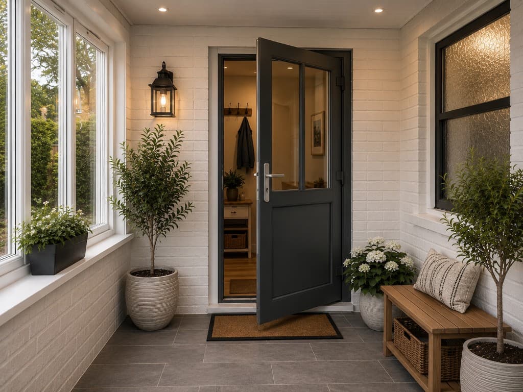 Porch Doors — enclosed porch