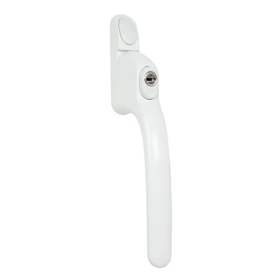 White Locking uPVC Window Handle